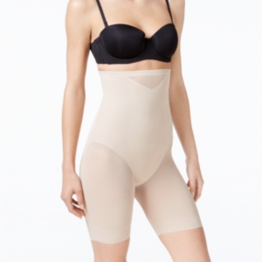 *#925 Miraclesuit Women's Wonderful Edge Hi-Waist Thigh Slimmer , X-Large